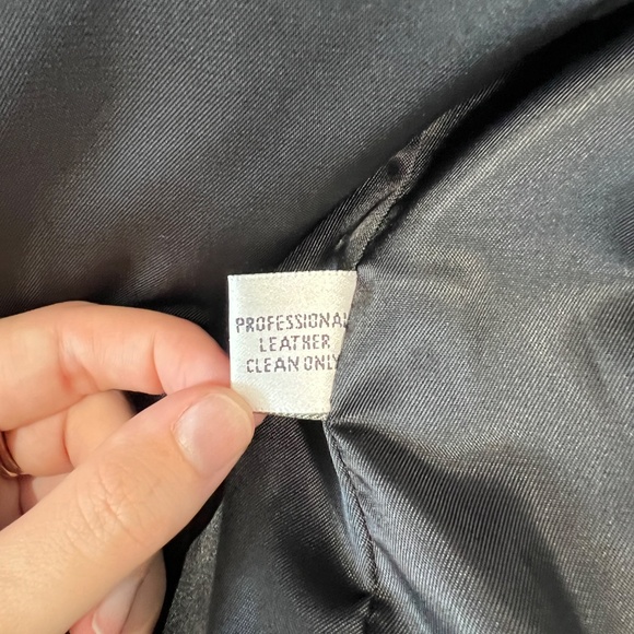 Vintage La Nouvelle Renaissance Suede Leather Jacket - Size Large - Picture 7 of 7